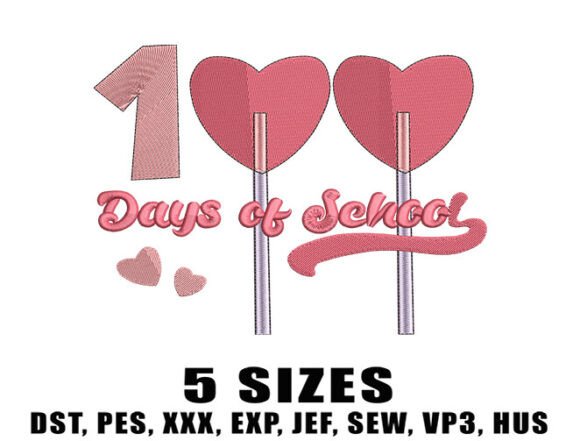 100th Day of School: An Embroidery Design Review