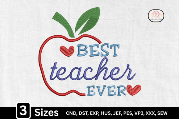 Apple Heart Script Best Teacher Ever Design Review