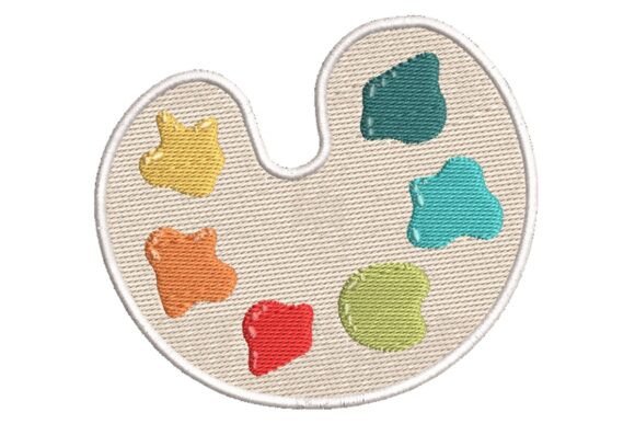 Artist's Paint Palette Embroidery Review