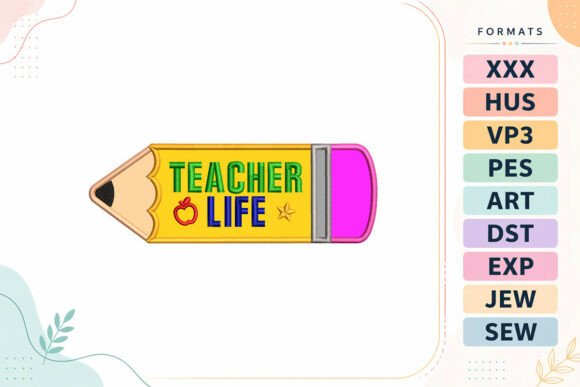 Back to School Applique: A Teacher's Delight