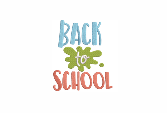 Back to School Embroidery for Seasonal Projects