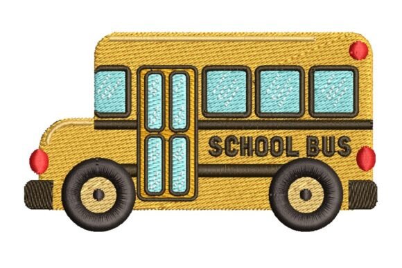 Classic Yellow School Bus: An Embroidery Review