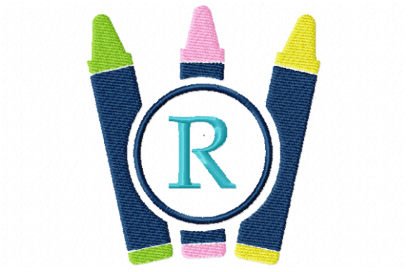 Crayons Frame Monogram Letter R: A Designer Review