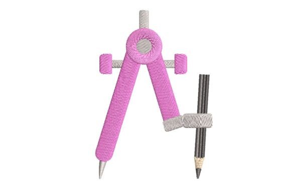 Pink Geometry Compass with Pencil: A Stitch Review