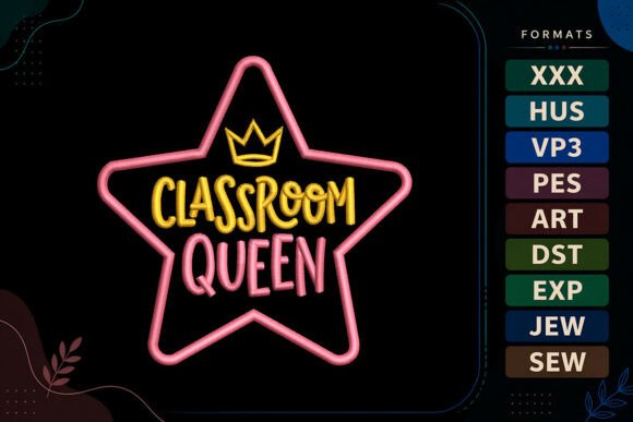 Queen Star Back to School: A Festive and Fun Design