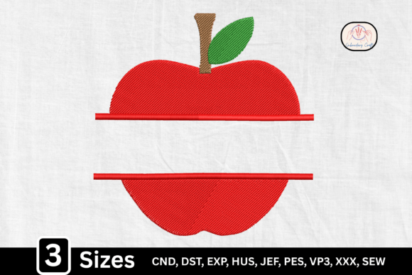 Red Apple Teacher Monogram: A Boutique Design Review