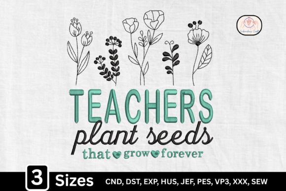 Teachers Plant Seeds Wildflower Design Review
